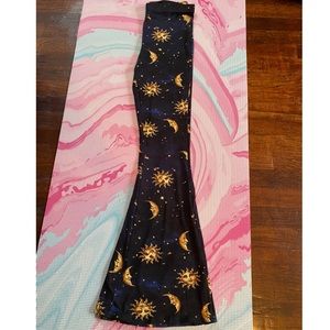 Sun and moon flare pants